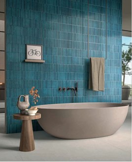 HOMEY STRIPES BLUE GLOSSY 298X598
